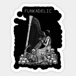 Family Skull Play Funkadel Sticker